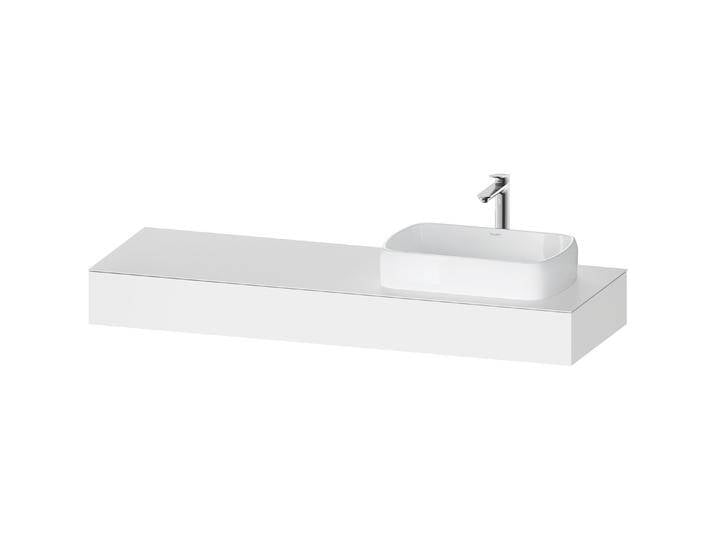 Duravit, Waschtischkonsole, Qatego Konsole, 1600x550x170mm, mit Ausschnitt rechts von DURAVIT