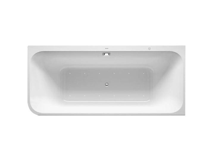 Duravit, Whirlpool, Rechteck-Whirlwanne HAPPY D.2 Ecke re 180 l 180x80 we 2 RS Air-System von DURAVIT