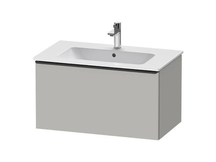 Duravit D-Neo Waschtischunterbau 81 x 44 cm, 1 Auszug, Griff diamantschwarz 2264933 von DURAVIT