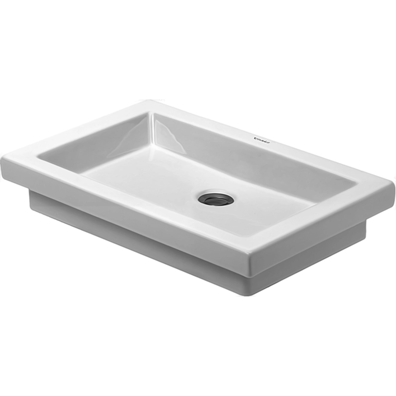 Duravit Einbauwaschbecken 2nd floor 58 cm Weiß Geschliffen mit Waschtisch von DURAVIT