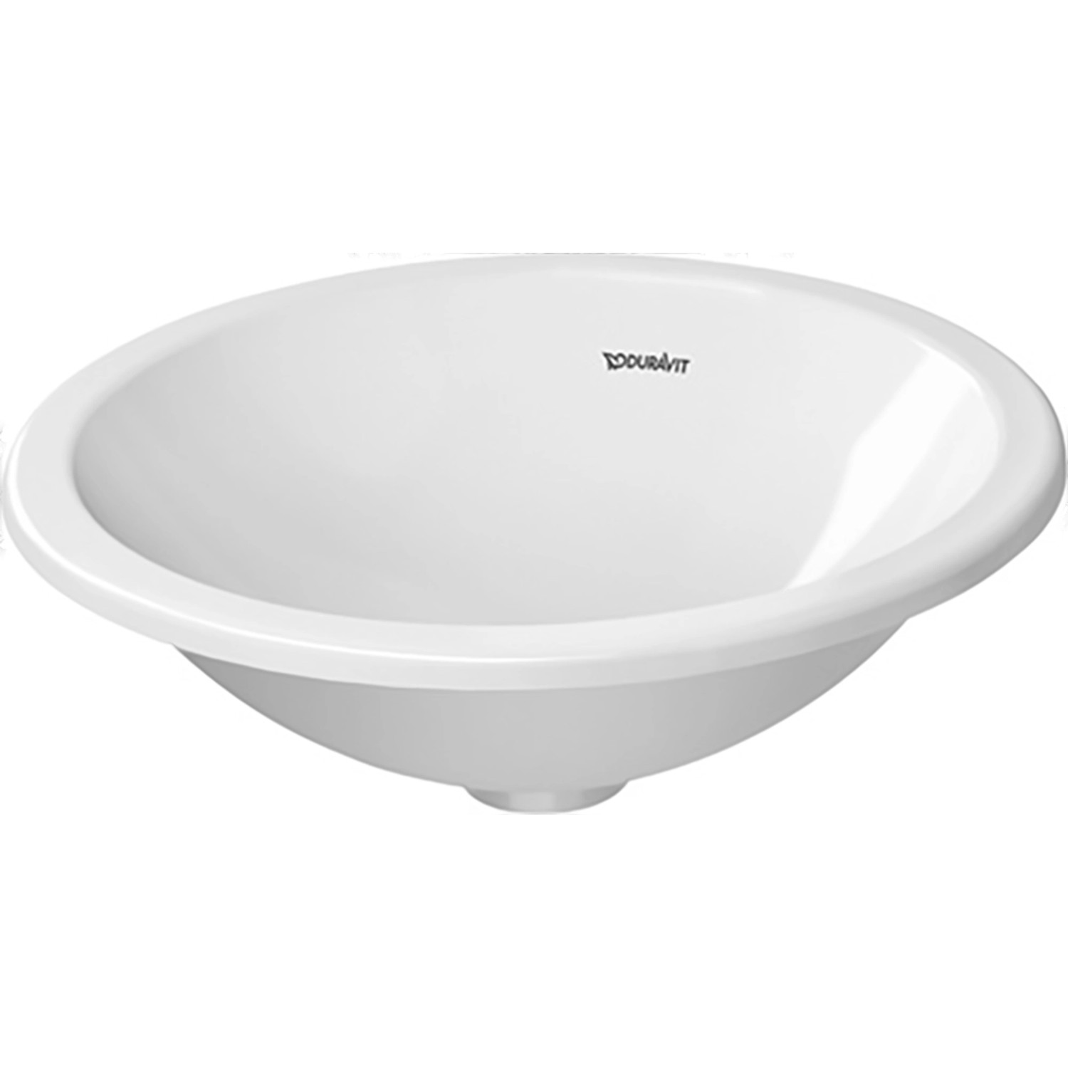 Duravit Einbauwaschbecken Architec 45 cm Weiß Glasiert mit Waschtisch von DURAVIT