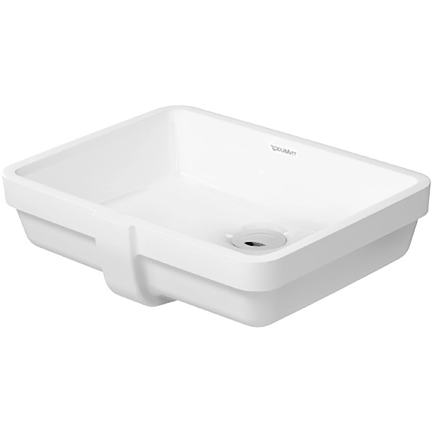 Duravit Einbauwaschbecken Vero 46,5 cm Weiß WG mit Waschtisch von DURAVIT