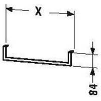 Duravit - Handtuchhalter unter Konsolen, unterhängenden Schubkästen Duravit - Handtuchhalter unter Konsolen, unterhängenden Schubkästen von DURAVIT