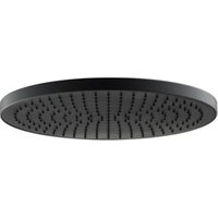 Duravit Kopfbrause 1jet 230 d 230mm, Anschl.-G. G 1/2, schwarz matt von DURAVIT