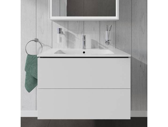 Duravit L-Cube Waschtischunterbau wandhängend mit 2 Auszügen, 82 x 48,1 cm 263977 von DURAVIT