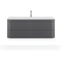Duravit Möbelwaschtisch-Unterschrank Happy D.2 Plus 117,5x49cm, 2 Schubk., 1 HL, graph matt von DURAVIT