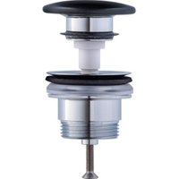 Duravit Push-Open-Ventil f WT mit Überlauf, anthrazit matt Duravit Push-Open-Ventil f WT mit Überlauf, anthrazit matt von DURAVIT