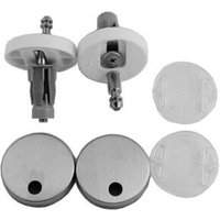 Duravit Scharnier-Set f WC-Sitz mit Absenkautomatik, Edelstahl Duravit Scharnier-Set f WC-Sitz mit Absenkautomatik, Edelstahl von DURAVIT