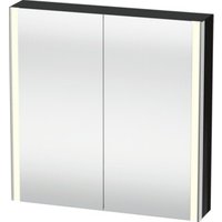 Duravit Uni-Spiegelschrank XSquare Steckd. F 80x80x15,5cm, sw hgl, 2 Tür, LED, wandhängend Duravit Uni-Spiegelschrank XSquare Steckd. F 80x80x15,5cm, sw hgl, 2 Tür, LED, wandhängend von DURAVIT