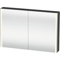 Duravit Universal-Spiegelschrank XSquare 120x80x15,5cm, Graphit matt, 2 Tür, LED von DURAVIT