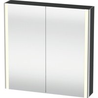 Duravit Universal-Spiegelschrank XSquare 80x80x15,5cm, Graphit matt, 2 Tür, LED Duravit Universal-Spiegelschrank XSquare 80x80x15,5cm, Graphit matt, 2 Tür, LED von DURAVIT