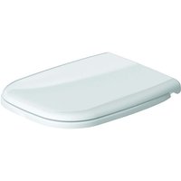 Duravit - D-Code Compact WC-Sitz 0067310099 ohne Absenkautomatik, Scharniere Edelstahl, weiß von DURAVIT