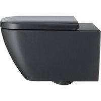 Duravit WC-Sitz Happy D.2 abn., Scharn. ES, m Absenkaut., anthr. m Duravit WC-Sitz Happy D.2 abn., Scharn. ES, m Absenkaut., anthr. m von DURAVIT