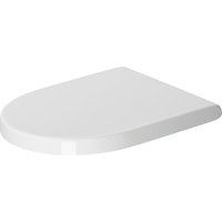 Duravit - wc Sitz Starck 3 mit SoftClose Scharniere edelstahl, von DURAVIT