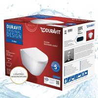 Duravit - Wand wc spülrandlos wc Sitz Schallschutz Komplettset von DURAVIT