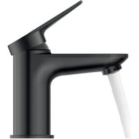 Duravit Waschtisch-Einhebelmischer S Wave Ausl. 95mm, o. Zugst.Abl.Gar., sw matt von DURAVIT