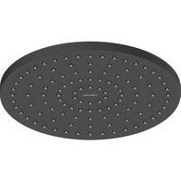 Duschkopf Duravit Universal, mit Strahlart Rain, rund (ø 250 mm), Winkel verstellbar, Schwarz Matt von DURAVIT