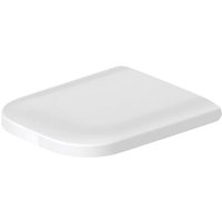 Glänzend weißer Toilettensitz mit normalem Verschluss – Duravit Happy D.2 von DURAVIT