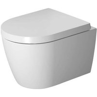 Duravit - me by Starck - Wandklosett mit WC-Sitz SoftClose, Rimless, Alpinweiß 45300900A1 von DURAVIT