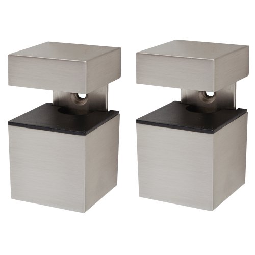 Duraline Mini Cube Kubus Regalträger, Metall, Gebürstet Nickel, 12 x 4.3 x 17 cm, 2-Einheiten von DURAline