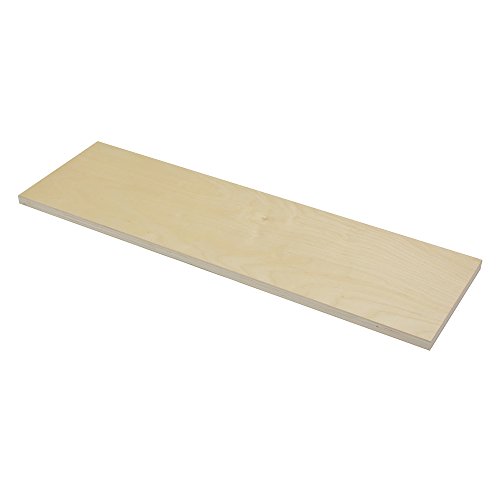 DURAline Wandregal Birke 79,5 cm x 23,5 x 1,8 cm | Farbe: birke von DURAline