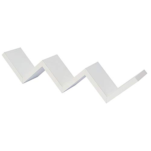 Duraline Wave Kit Dekoratives Wandregal, MDF, Weiß, 59 x 12 x 12 cm von DURAline
