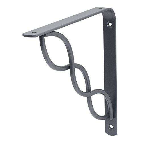 Duraline Winkel Scroll | Regalträger Winkelträger | 19,5 x 19,5 cm | zinn von DURAline