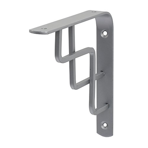 Duraline Winkel Step Regalträger Winkelträger | 14,5 x 14,5 cm | silber von DURAline