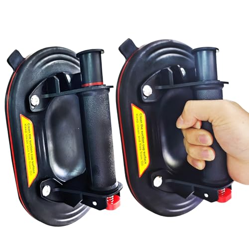 DURDUR 2er Set Saugheber Tragkraft Max.250KG 24 cm Durchmesser Verdickt Vakuum Saugheber für Glas, Laminat, Fliesen & Terrassenplatten|, Fliesenheber Glassauger DURDUR 2er Set Saugheber Tragkraft Max.250KG 24 cm Durchmesser Verdickt Vakuum Saugheber für Glas, Laminat, Fliesen & Terrassenplatten|, Fliesenheber Glassauger von DURDUR
