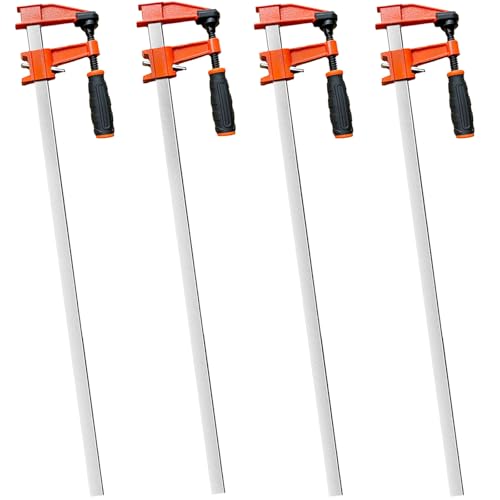 DURDUR Schraubzwingen 4 St./Set 850 mm Profi Schraub-Zwinge Spann-Weite 750 mm, F-Klemme aus Stahl- Gezahnte Stahlschiene- Spanntiefe 80 mm-aus DURDUR Schraubzwingen 4 St./Set 850 mm Profi Schraub-Zwinge Spann-Weite 750 mm, F-Klemme aus Stahl- Gezahnte Stahlschiene- Spanntiefe 80 mm-aus von DURDUR