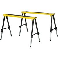 2er-Set Sägepferd Arbeitsbock Unterstellbock Klappbar rutschfest Stahl Gelb Schwarz 100 x 49 x 62-90 cm Belastbarkeit 100 kg - Durhand 2er-Set Sägepferd Arbeitsbock Unterstellbock Klappbar rutschfest Stahl Gelb Schwarz 100 x 49 x 62-90 cm Belastbarkeit 100 kg - Durhand von DURHAND