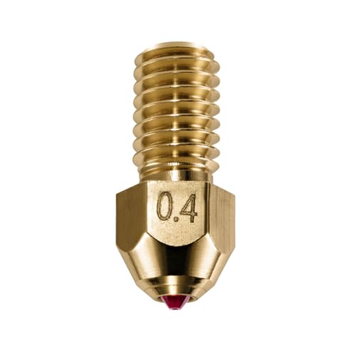 DUROZZLE Ruby Tip Düse 0,4 mm für Neptune 4/4 Pro, gehärtet und abriebfest für präzise additive Fertigung (Neptune 4, 0.4mm) von DUROZZLE
