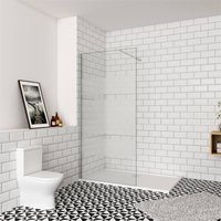 110x190cm Duschwand mit Milchstreifen 6mm esg nano Glas Walk in Dusche Glastrennwand 110x190cm Duschwand mit Milchstreifen 6mm esg nano Glas Walk in Dusche Glastrennwand von DUSCHPARADIES-DE