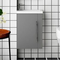44x23x60 cm Badmöbel Set Waschtisch mit Unterschrank Badezimmerschrank mit Soft Close Anthrazit 44x23x60 cm Badmöbel Set Waschtisch mit Unterschrank Badezimmerschrank mit Soft Close Anthrazit von DUSCHPARADIES-DE