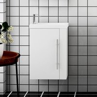 Duschparadies-de - 44x23x60 cm Badmöbel Set Waschtisch mit Unterschrank Badezimmerschrank mit Soft Close Weiß Duschparadies-de - 44x23x60 cm Badmöbel Set Waschtisch mit Unterschrank Badezimmerschrank mit Soft Close Weiß von DUSCHPARADIES-DE