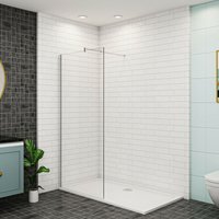 Duschparadies-de - 50x200cm+70-120cm Stabilisator Walk-In Dusche Duschabtrennung 10mm esg Nano Duschwand Glas Duschkabine - Transparent von DUSCHPARADIES-DE