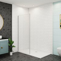 Duschparadies-de - 50x200cm Walk-In Dusche Duschabtrennung 8mm esg Nano Duschwand Glas Duschkabine - Transparent von DUSCHPARADIES-DE