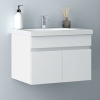 60 cm Waschtisch mit Unterschrank Badmöbel Set mit Waschbecken Mineralguss Gäste wc Weiß Matt 60 cm Waschtisch mit Unterschrank Badmöbel Set mit Waschbecken Mineralguss Gäste wc Weiß Matt von DUSCHPARADIES-DE