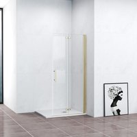 Duschparadies-de - 80x195cm Walk in Falttür Drehtür Duschwand Duschabtrennung Duschkabine von DUSCHPARADIES-DE