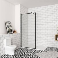 80x200cm 8mm Nano Glas ESG Trennwand schwarz Duschwand Glaswand Walkin Dusche 80x200cm 8mm Nano Glas ESG Trennwand schwarz Duschwand Glaswand Walkin Dusche von DUSCHPARADIES-DE