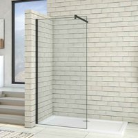80x200cm Schwarzrahmen Walk in Duschkabine Duschwand +f Form 90cm Stabilisator 10mm nano ESG-Glas Duschabtrennung Duschtrennwand 80x200cm Schwarzrahmen Walk in Duschkabine Duschwand +f Form 90cm Stabilisator 10mm nano ESG-Glas Duschabtrennung Duschtrennwand von DUSCHPARADIES-DE