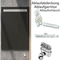 Duschparadies-de - 80x70cm Quadrat Anti-Rutsch Duschtasse Stein-Effekt Acryl Duschwanne Für Duschkabine Höhe 3cm Duschparadies-de - 80x70cm Quadrat Anti-Rutsch Duschtasse Stein-Effekt Acryl Duschwanne Für Duschkabine Höhe 3cm von DUSCHPARADIES-DE