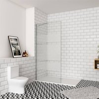 Duschparadies-de - 90x190cm 6mm Duschwand mit Milchstreifen Walk in Dusche esg nano Glaswand Duschtrennwand Duschparadies-de - 90x190cm 6mm Duschwand mit Milchstreifen Walk in Dusche esg nano Glaswand Duschtrennwand von DUSCHPARADIES-DE