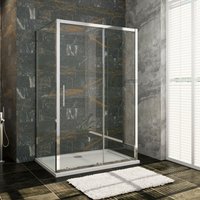Duschparadies-de - 100x70x70x190cm U-förmige Duschkabine eine Dusch-Schiebetür + 2 Seitenwände von DUSCHPARADIES-DE
