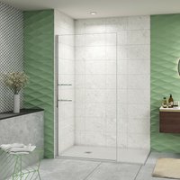 Duschparadies-de - 120x200cm Walkin Duschkabine + Eckregal Klarglas Duschwand 8mm Nano-ESG Duschtrennwand Duschparadies-de - 120x200cm Walkin Duschkabine + Eckregal Klarglas Duschwand 8mm Nano-ESG Duschtrennwand von DUSCHPARADIES-DE