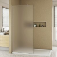 Duschparadies-de - Duschwand 70x200cm mit Befestigungsstange die Klemme 73-120cm Walk In 10mm Nano esg Milchglas Höhe 200cm Duschparadies-de - Duschwand 70x200cm mit Befestigungsstange die Klemme 73-120cm Walk In 10mm Nano esg Milchglas Höhe 200cm von DUSCHPARADIES-DE