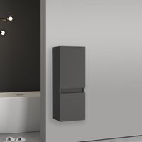 Midischrank Hängeschrank Soft-Close Badschrank Badezimmer Schrank Anthrazit Matt 83 cm von DUSCHPARADIES-DE