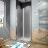Duschwand 95X195cm Milchglas 6mm Nano-glas Duschkabine Duschabtrennung Pendeltür Duschwand 95X195cm Milchglas 6mm Nano-glas Duschkabine Duschabtrennung Pendeltür von DUSCHPARADIES-DE