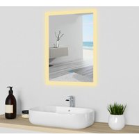 LED Badspiegel mit 3 Lichtfarbe Dimmbar Beschlagfrei Speicherfunktion Badezimmer Spiegel mit Beleuchtung CE IP44 50x70cm LED Badspiegel mit 3 Lichtfarbe Dimmbar Beschlagfrei Speicherfunktion Badezimmer Spiegel mit Beleuchtung CE IP44 50x70cm von DUSCHPARADIES-DE