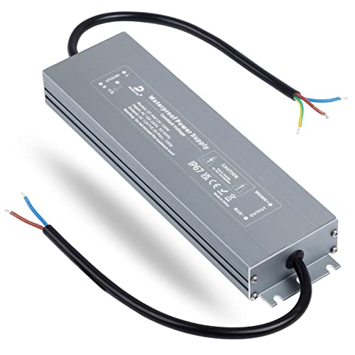 DUSKTEC LED Trafo 12V 100W LED Transformator AC 230V auf DC 12 Volt, Wasserdicht LED Netzteil Driver Treiber IP67, Konstantspannung Niedervolttrafo für Innen oder Außen Spots LED-Streifen Strip Lampe von DUSKTEC